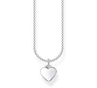 Thomas Sabo Collar Corazón Plata Plata de Ley 925 KE2049-001-21-L38V, 36-38 cm, Plata