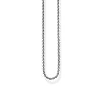 Thomas Sabo Collar de Cordón de Plata de Ley 925 KE1349-637-12-L60, 60 cm, Plata 1