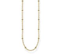 Thomas Sabo Collar Guisante Plata Chapadaen Oro Amarillo KE1890-413-39-L60, 60 cm, Dorado