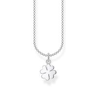 Thomas Sabo Collar Hoja de Trébol Plata Plata de Ley 925 KE2037-001-21-L45V, 38-45 cm, Plata