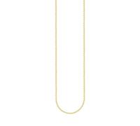 Thomas Sabo Collar para Mujer Ancla Plata de Ley 925 KE1105-637-12-L50V, 45 - 50 cm, Dorado