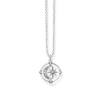 THOMAS SABO Collar para mujer de plata 925 con piedra de color 32017957, 45,00-50,00 cm, Metal precioso., Cubic Zirconia