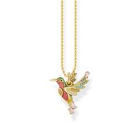 THOMAS SABO Collar para mujer de plata de ley 925, multicolor, 38-42 cm de longitud