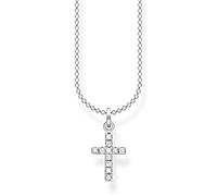 Thomas Sabo - Collares con Símbolo Plateado, Collar con Cruz
