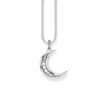 Thomas Sabo - Collares elegantes con símbolos para Mujer, Luna Royalty de plata