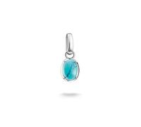 Thomas Sabo Connect Colgante Charm Birthstone Collection de Plata de Ley 925 Diciembre CC1340-404-17