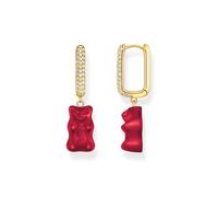 Thomas Sabo CR727-414-10 Pendiente de aro sencillo dorado con Ositos de Oro r...