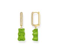 Thomas Sabo CR727-414-6 Criolla simple dorada con Ositos de Oro verde en vers...