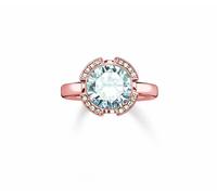Thomas sabo glam & soul, mujer, anillo, plata de ley 925; baño de oro