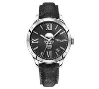 Thomas Sabo Hombre Reloj de Pulsera Rebel at Heart - Icon Skull analógico de Cuarzo Piel wa0210 - 218 - 203 - 43 mm
