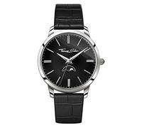 THOMAS SABO Reloj Fase Lunar para Unisex Adultos de Cuarzo con Correa en Cuero WA0325-218-203-42 mm