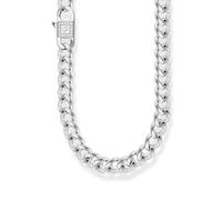 THOMAS SABO KE2112-051-14-L45 - Cadena de plata de ley 925 para mujer, longitud 45 cm, 45cm, Plata esterlina, Circonia cúbica