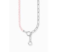 Thomas Sabo KE2193-035-9-L47V Collar de plata con elementos de cadena de esla...