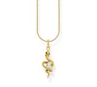 Thomas Sabo KE2300-565-14-L45V Cadena chapada en oro con colgante serpiente T...