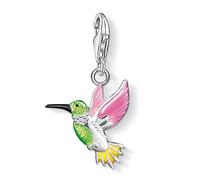 Thomas Sabo Mujer-Colgante-Charm Colibrì de Colores Charm Club Plata de ley 925 0655-007-11