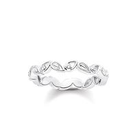 THOMAS SABO Mujer Plata de Ley 925 Plata Blanco Diamante