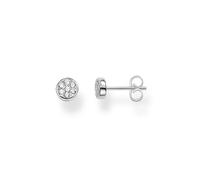 THOMAS SABO Pendientes con Círculos Brillantes en Plata de Ley 925 H1848-051-14, Plateado