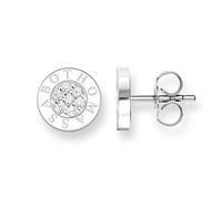 THOMAS SABO Pendientes Clásicos Pav Blanco Plata de Ley 925 H1547-051-14, Blanco
