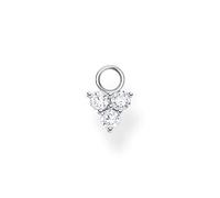 THOMAS SABO Pendientes Colgante Piedras Blancas Plata de Ley 925 EP008-051-14, Plateado