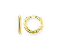 THOMAS SABO Pendientes de Aro, Clásicos Plata Bañada en Oro CR607-413-12, Oro Amarillo