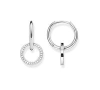 THOMAS SABO - Pendientes de Botón de Mujer Classic, Plata de Ley 925