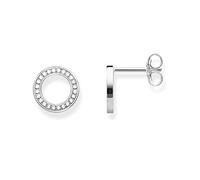 Thomas Sabo Pendientes de botón, Plata de ley 925,Mujer