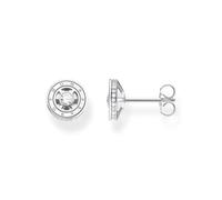 Thomas Sabo Pendientes de mujer de plata 925 con circonitas 32023621, 9 x 9 mm, Plata de ley, Circonia cúbica 1