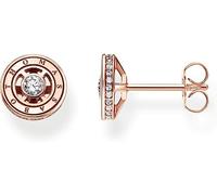 Thomas Sabo Pendientes de mujer de plata 925 con circonitas 32023621, 9x9 mm, Plata de ley, Circonia cúbica 1