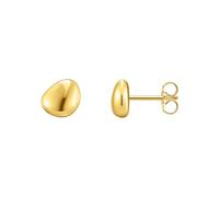 THOMAS SABO Pendientes de plata de ley 925, chapados en oro amarillo 750