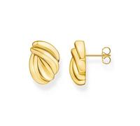 Thomas Sabo Pendientes de tuerca formas orgánicas 18k chapado en oro H2327-413-39