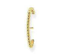 THOMAS SABO Pendientes Individuales Bolas Plata Chapada en Oro H2154-413-39, Oro Amarillo