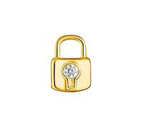 THOMAS SABO Pendientes Individuales con Cierre de Plata Chapada en Oro H2219-414-14, Oro Amarillo