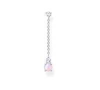 THOMAS SABO Pendientes Individuales de Ópalo Imitación Plata de Ley 925 H2180-166-7, Rosa