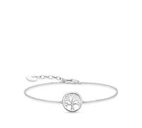 THOMAS SABO Pulsera Árbol Del Amor Plata de Ley 925 A1828-051-14-L19V, 16 - 19 cm, Plateado