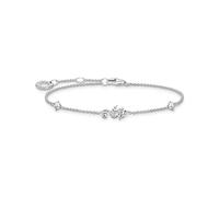 THOMAS SABO Pulsera Caballito de Mar Plata de Ley 925 A2061-051-14-L19V, 16-19 cm, Plateado
