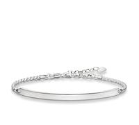 Thomas Sabo Pulsera Clásica Plata de Ley 925 LBA0008-001-12-L18V, 15-18 cm, Plata