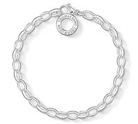 Thomas Sabo Pulsera con dijes clásica de plata de ley 925 X0031-001-12-L