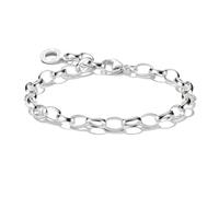 Thomas Sabo Pulsera con dijes clásica de plata de ley 925 X0031-001-12-M