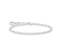 Thomas Sabo Pulsera con dijes clásica de plata de ley 925 X0163-001-12-L