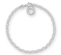 Thomas Sabo Pulsera con dijes clásica de plata de ley 925 X0163-001-12-M