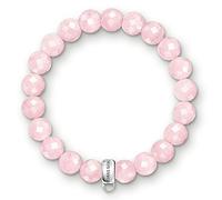 Thomas Sabo Pulsera con dijes rosa de plata de ley 925 X0191-034-9-L17.5