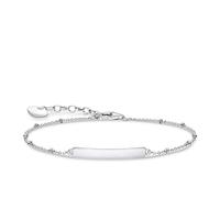 Thomas Sabo - Pulsera con Placa, Pulsera con Placa, 19 cm