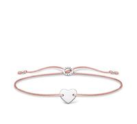 THOMAS SABO Pulsera Corazón Plata de Ley 925 A1996-173-19-L20V, 13-20 cm, Plateado