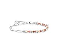 THOMAS SABO Pulsera Cuentas Plata Esterlina 925 A2099-350-7-L14, 14 cm, Multicolor