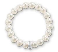 Thomas Sabo Pulsera de cuentas con dijes de plata de ley 925 X0041-082-14-M