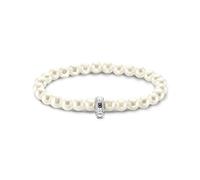 Thomas Sabo Pulsera de cuentas con dijes de plata de ley 925 X0284-082-14-L15