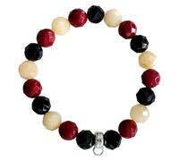 THOMAS SABO Pulsera de obsidiana alemana de 17 cm X0195-614-7