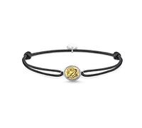 Thomas Sabo - Pulsera en Nailon con Abalorios, Pulsera con Abalorio de Ancla
