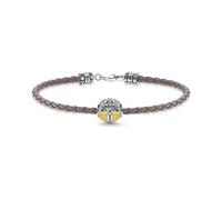 THOMAS SABO Pulsera para hombre y mujer, árbol del amor A2013-682-5, 19cm, Plata de ley Cuero, No es una piedra preciosa