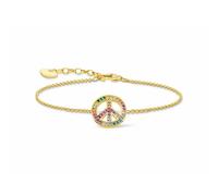 THOMAS SABO - Pulsera Signo de Paz Multicolor A2071-996-7-L19V - Accessories - Mujer - Amarillo - ONE SIZE -